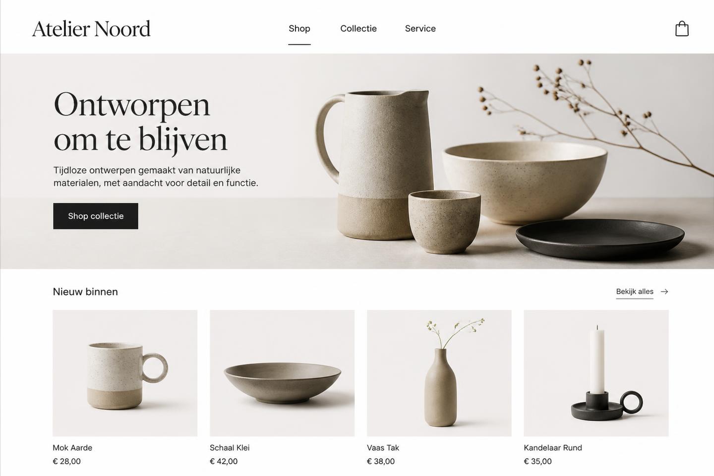Websiteontwerp Webshop