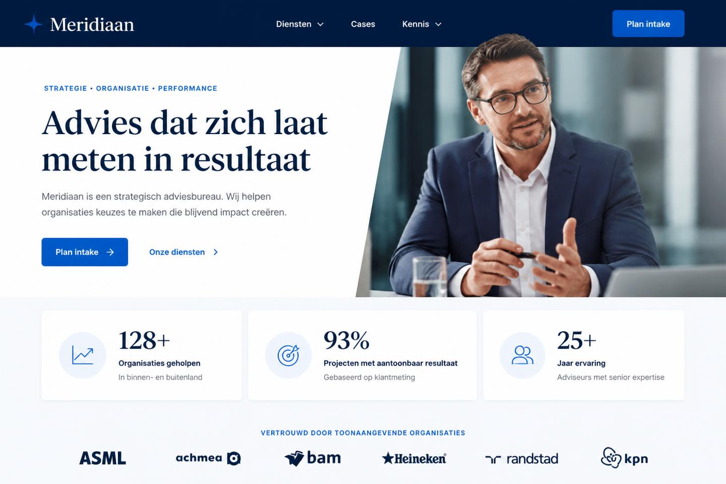 Websiteontwerp Zakelijke dienstverlening